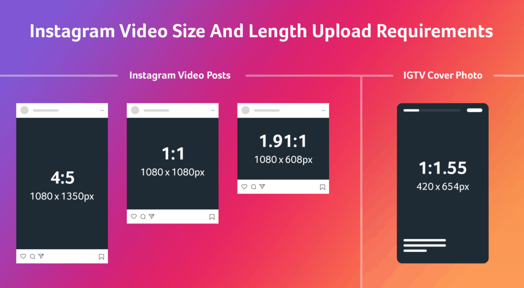 Instagram Video Size & Length Requirements